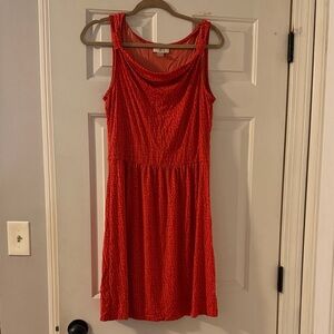 LOFT orange dress